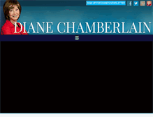 Tablet Screenshot of dianechamberlain.com